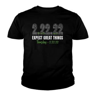 Twosday Tuesday February 22Nd 2022 Funny 22222 Souvenir V2 Youth T-shirt - Thegiftio UK