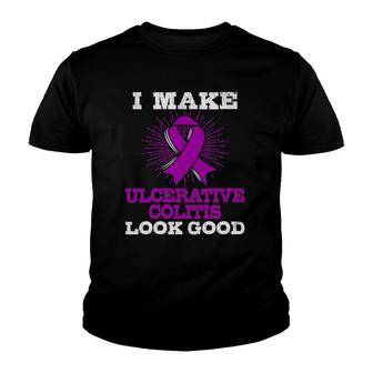 Uc Awareness - Ulcerative Colitis Survivor Youth T-shirt | Mazezy