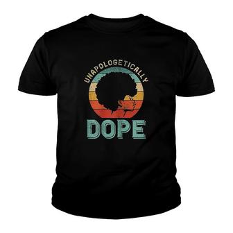 Unapologetically Black History Pride Youth T-shirt | Mazezy