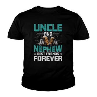 Uncle And Nephew Best Friend Forever Uncle Raglan Baseball Tee Youth T-shirt | Mazezy
