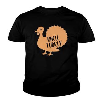 Uncle Turkey Family Thanksgiving Gift Youth T-shirt | Mazezy