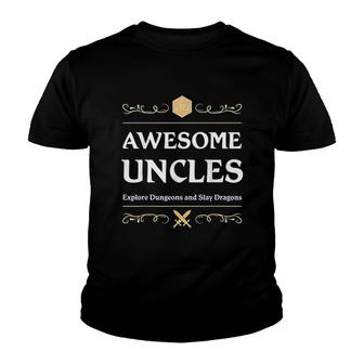 Uncles Explore Dungeons Youth T-shirt - Thegiftio UK