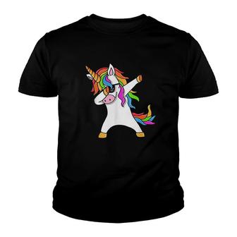 Unicorn Dab Unicorn Gift Youth T-shirt - Thegiftio UK