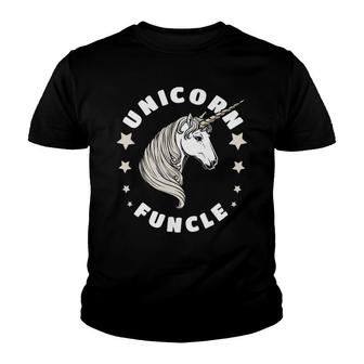 Unicorn Funcle Unicorns Gift Uncle Men Tee S Youth T-shirt | Mazezy