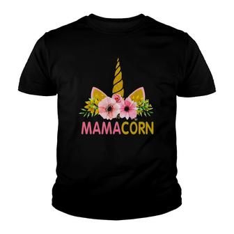 Unicorn Mom Funny Mamacorn For Mother's Day Youth T-shirt | Mazezy