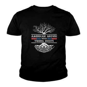 Us Pride Viking Soul Warrior Valhalla Valkyrie Gift Viking Youth T-shirt | Mazezy