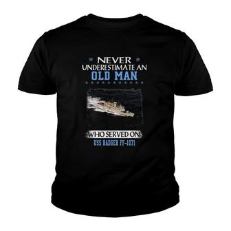 Uss Badger Ff 1071 Veterans Day Father's Day Youth T-shirt | Mazezy DE