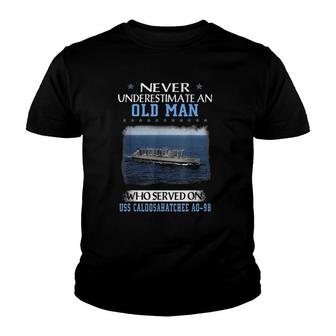 Uss Caloosahatchee Ao-98 Veterans Day Father's Day Gift Youth T-shirt | Mazezy