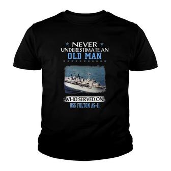 Uss Fulton As-11 Veterans Day Father Day Gift Youth T-shirt | Mazezy