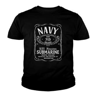 Uss Houston Ssn-713 Ver2 Youth T-shirt | Mazezy