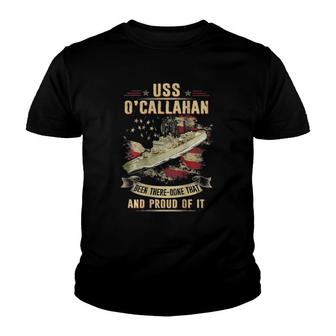 Uss O'callahan Ff-1051 Us Navy Youth T-shirt | Mazezy