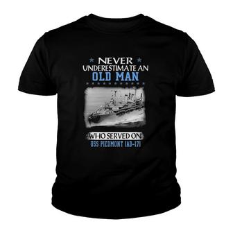 Uss Piedmont Ad-17 Veteran's Day Father Day Youth T-shirt | Mazezy