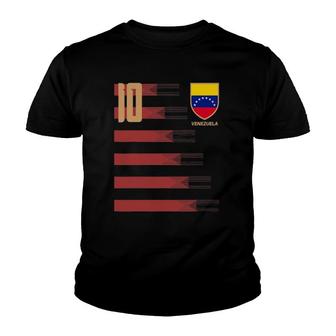 Venezuela Venezuelan Football Soccer Jersey Tee Youth T-shirt | Mazezy