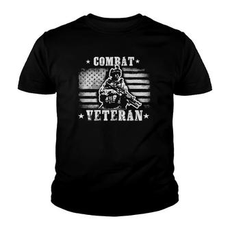 Veteran 365 Combat Veteran Tee Father's Day Gift Men Youth T-shirt | Mazezy