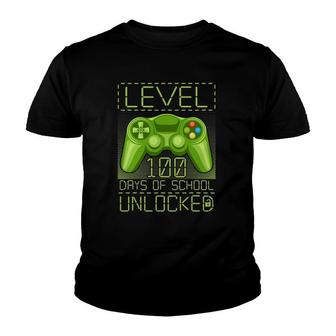 Video Gamer Student 100Th Day 100 Days Of School Teacher Youth T-shirt | Mazezy
