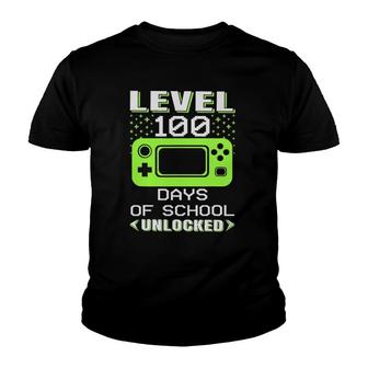 Video Gamer Student 100Th Day Teacher 100 Days Of School Youth T-shirt | Mazezy