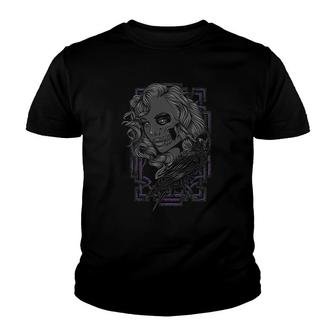Viking Age - Hel Goddess Of Death - Norse Mythology Youth T-shirt - Thegiftio UK