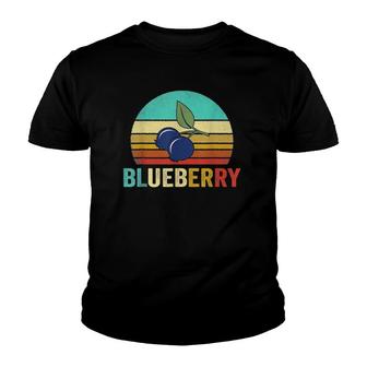 Vintage Blueberry Sunset Retro Gift Youth T-shirt | Mazezy