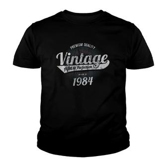 Vintage Est 1984 Classic 38 Years Old 38Th Birthday Youth T-shirt | Mazezy