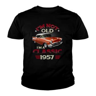 Vintage I’M Not Old I’M A Classic 1957 Ver2 Youth T-shirt | Mazezy