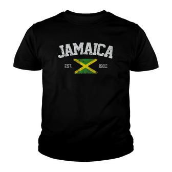 Vintage Kingston Jamaica Est 1962 Souvenir Gift Youth T-shirt | Mazezy