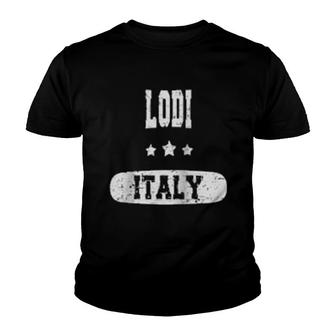 Vintage Lodi, Italy Youth T-shirt | Mazezy