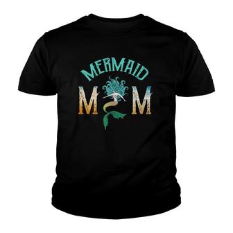 Vintage Mermaid Mom Mothers Day Gift Youth T-shirt | Mazezy