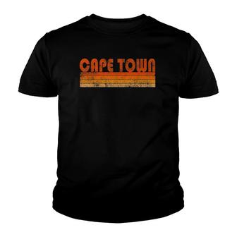 Vintage Retro Cape Town South Africa Souvenir Youth T-shirt | Mazezy