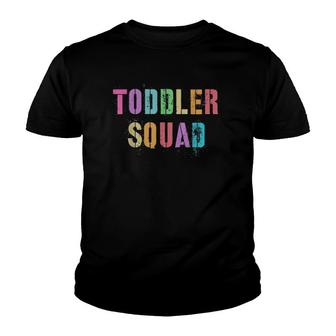 Vintage Toddler Squad Daycare Teacher Nanny Team Babysitting Youth T-shirt | Mazezy