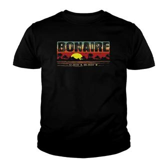 Vintage Tropical Bonaire The Caribbean Sea Youth T-shirt | Mazezy