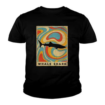 Vintage Whale Shark Lover Animal Retro Style Youth T-shirt | Mazezy