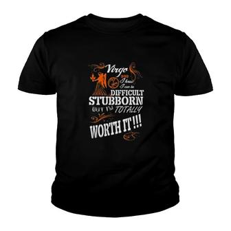 Virgo Worth It Youth T-shirt | Mazezy