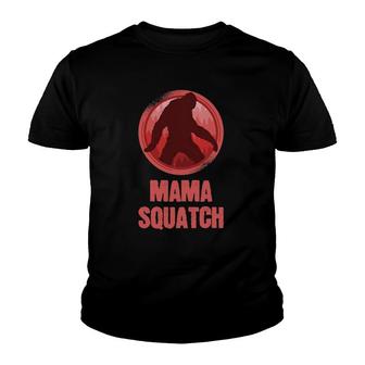 Walking Sasquatch - Mama Squatch Youth T-shirt | Mazezy