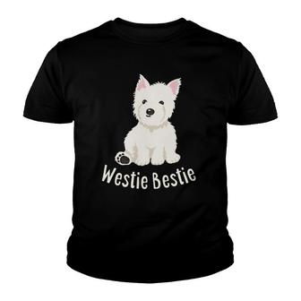 Westie Bestie West Highland White Terrier Youth T-shirt | Mazezy
