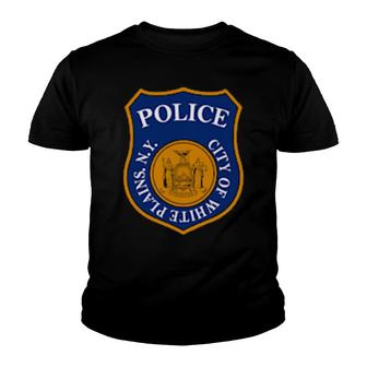 White Plains Police Department Youth T-shirt | Mazezy