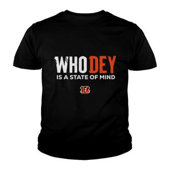 Whodey Is A State Of Mind Youth T-shirt | Mazezy