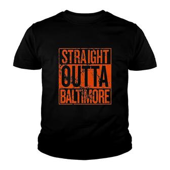 Wild Bobby Straight Outta Hometown Fan Team Pride Youth T-shirt | Mazezy