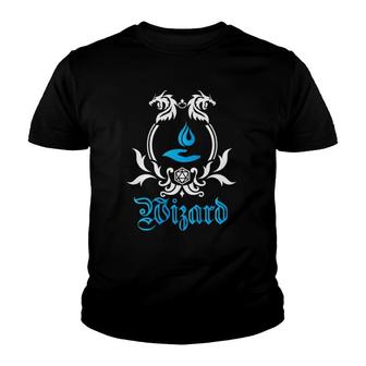 Wizard Class Tabletop Dungeons And Rpg Dragons Youth T-shirt | Mazezy