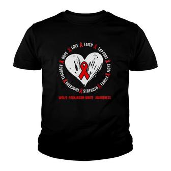 Wolf-Parkinson-White Awareness Wpw Syndrome Related Heart Youth T-shirt | Mazezy