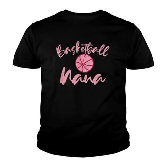 Womens Basketball Nana Cute Mom Grandmother Sports Grandma Women Youth T-shirt | Mazezy