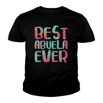 Womens Best Abuela Ever Spanish Grandmother Gift Youth T-shirt | Mazezy