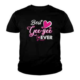 Womens Best Gee-Gee Ever - Mother's Day Gift For Aunt, Grandmamom Youth T-shirt | Mazezy
