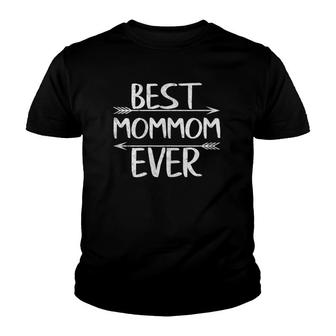 Womens Best Mommom Ever Funny Mother's Day Gift Christmas Youth T-shirt | Mazezy