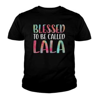 Womens Blessed To Be Called Lala Mother's Day Youth T-shirt | Mazezy