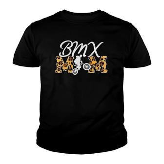 Womens Bmx Mom Bmx Bike Bmx Racing Youth T-shirt | Mazezy