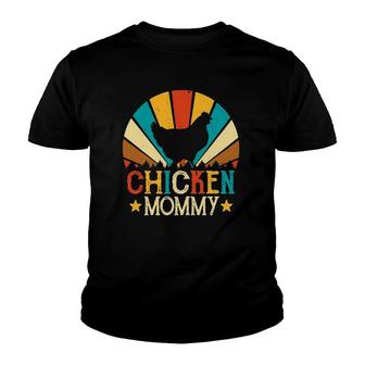 Womens Chicken Mommy Funny Poultry Farm Girls Chicken Gifts Mom Youth T-shirt | Mazezy