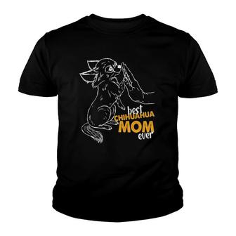Womens Chihuahua Clothes Best Chihuahua Mom Ever Mama Chihuahua Youth T-shirt | Mazezy