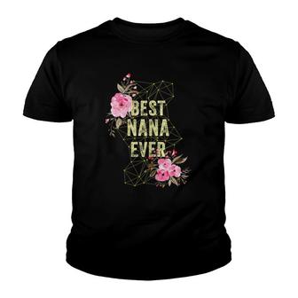 Womens Cute Best Nana Ever Costume Mothers Day Gift Grandma Youth T-shirt | Mazezy