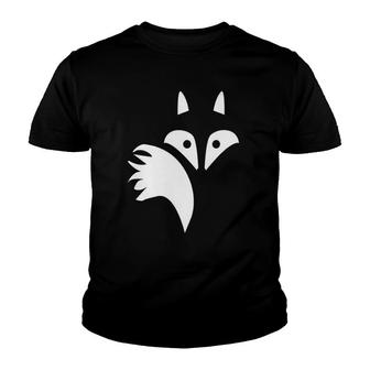 Womens Cute Red Fox Youth T-shirt | Mazezy