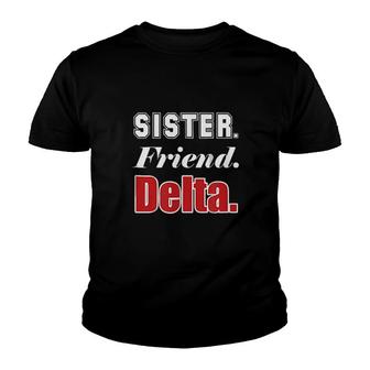 Womens Delta 1913 Sorority Sigma Friend Paraphernalia Youth T-shirt - Thegiftio UK